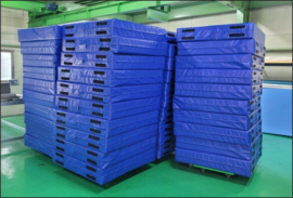 한국안전보건공단  ‘추락안전매트’로 노동자의 안전을 지원